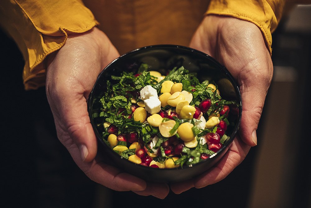 Delen smaakt beter lupine salade