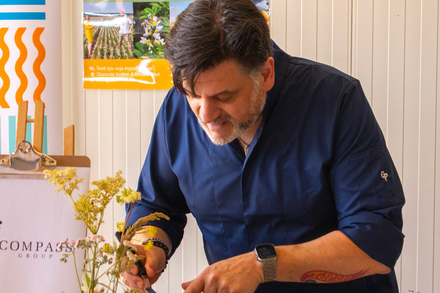 Compass group met Chef David Romo Ramos